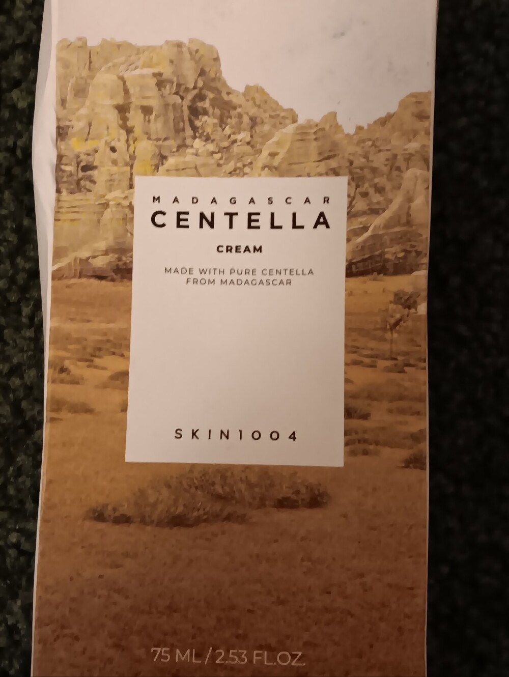 Madagascar Centella Cream Skin 1004. 2.53oz New